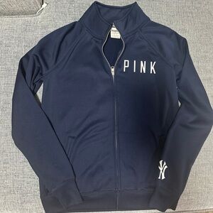 PINK/New York Yankees Zip-Up Jacket